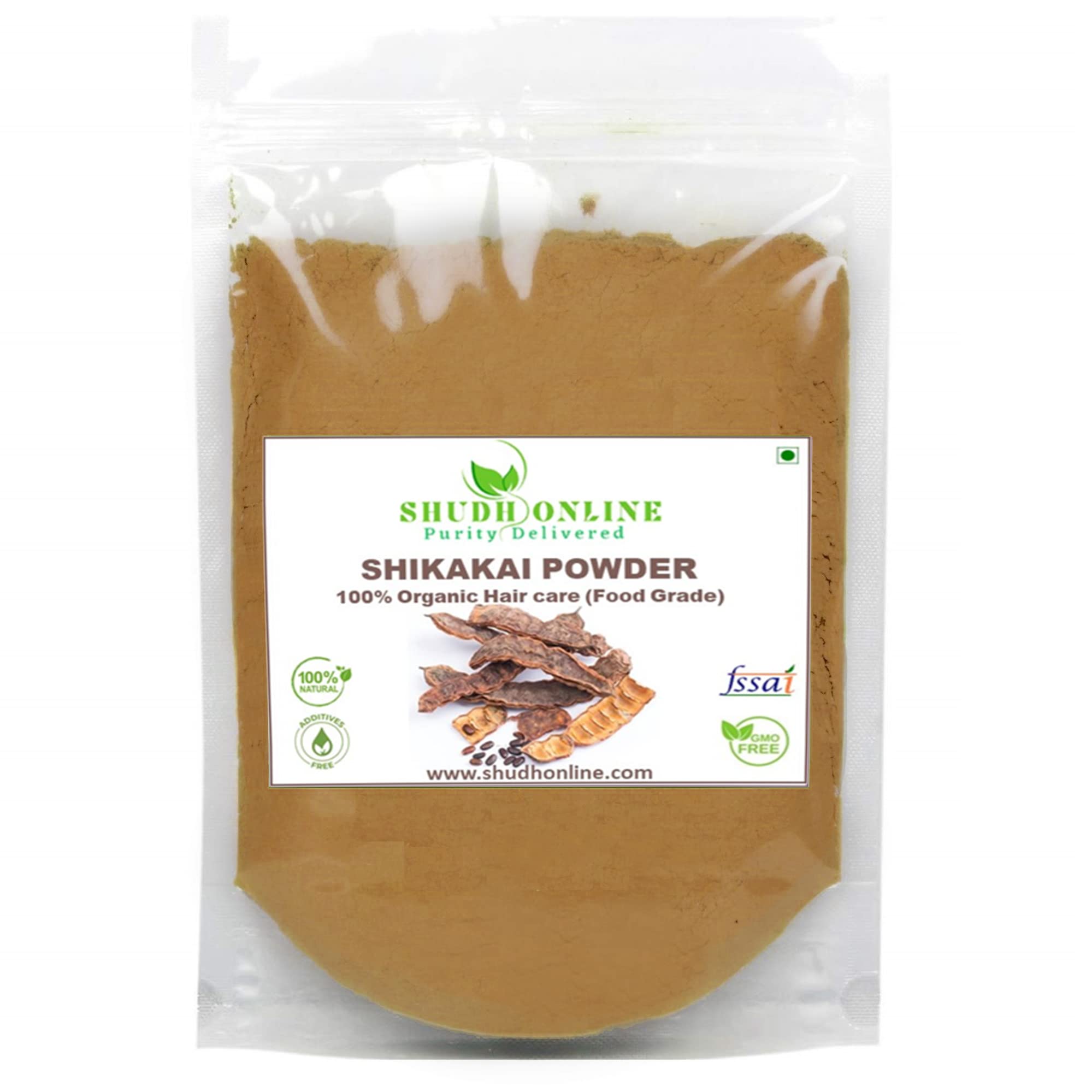 Organic Shikakai Powder for Hair Growth & Scalp Care - 500g Natural Ayurvedic Hair Conditioner & Shampoo | Promotes Stronger, Healthier Hair - Perfect for DIY Hair Masks, Scalp Treatments & Natural Hair Cleansing