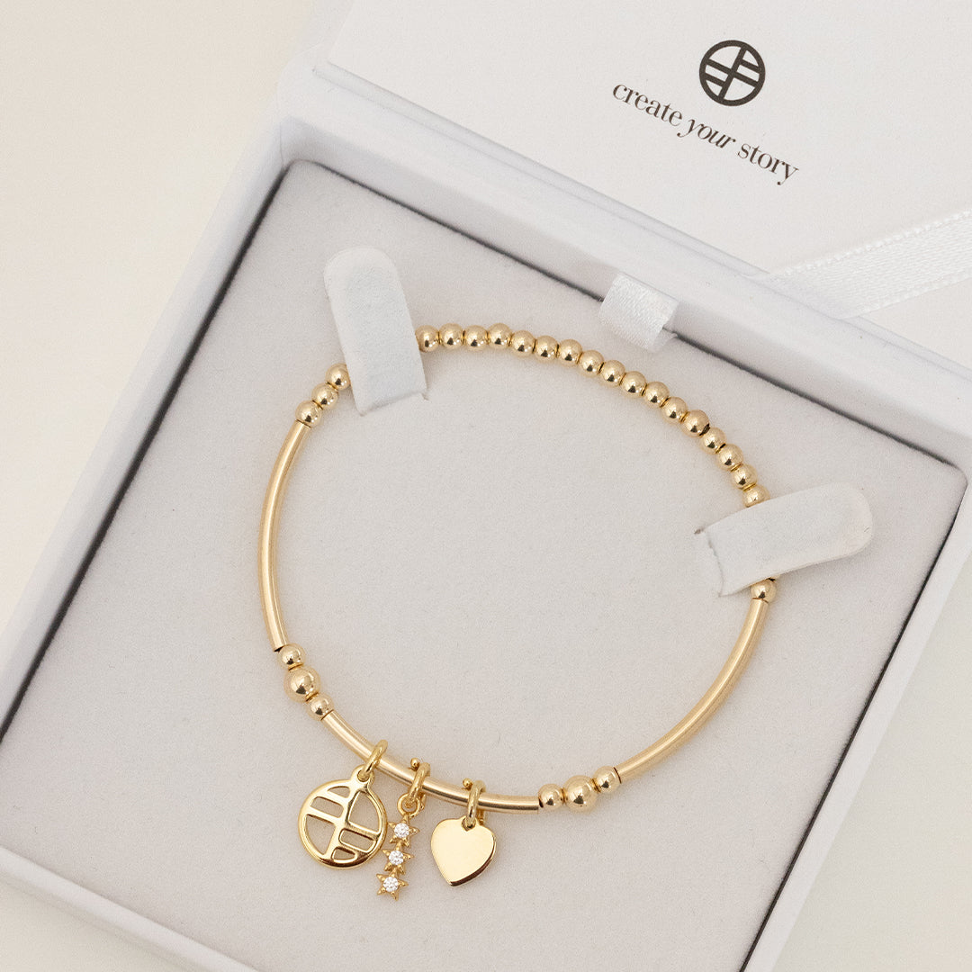 Connection Charm Bracelet - Elegant Adjustable Friendship Bracelet for Women & Girls - Perfect for Gifts, Anniversaries & Everyday Wear