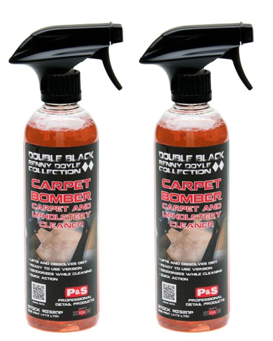 P&S Double Black Collection Bomber Carpet & Upholstery Cleaner – Powerful Stain Remover for Cars, Furniture & Home – Deep Cleaning Solution for Auto Interiors, Sofas & Carpets