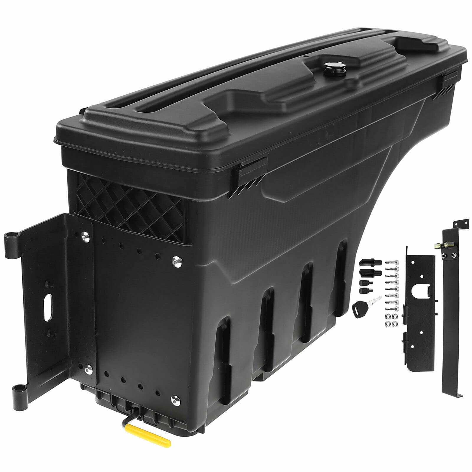 Durable Left Side Truck Bed Storage Box - Waterproof Tool Organizer for Pickup Trucks | Perfect for Camping, Work & Outdoor Adventures