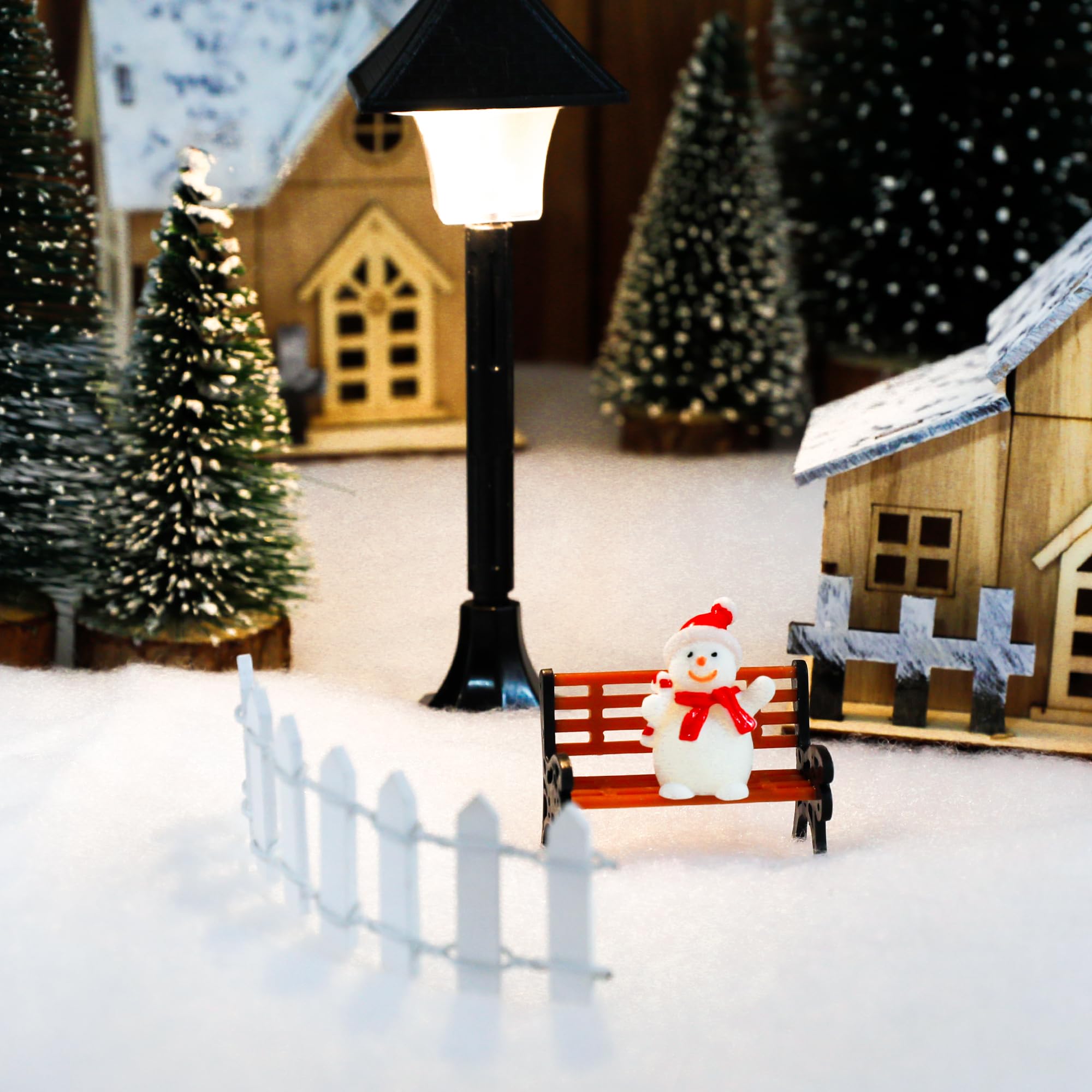 QZYL Large 3×8 FT Artificial Snow Roll - Christmas Snow Carpet for Winter Wonderland Decor, Xmas Tree Skirt & Photo Backdrop | Perfect for Holiday Villages, Fireplace Mantels & Festive Party Backgrounds