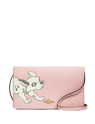 Coach Disney X Hayden Foldover Crossbody Clutch With Dalmatian Print - Stylish Mini Bag for Women, Perfect for Parties, Date Nights & Daily Use