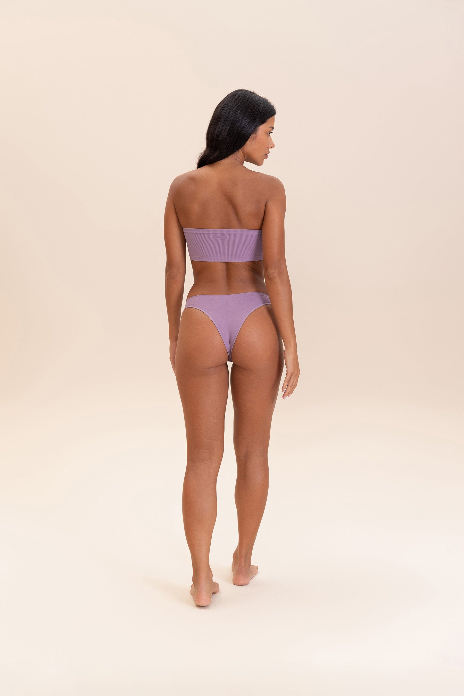 Seamless Basic Thong for Women - Soft Comfortable No Show Underwear - Perfect for Yoga, Workout & Everyday Wear