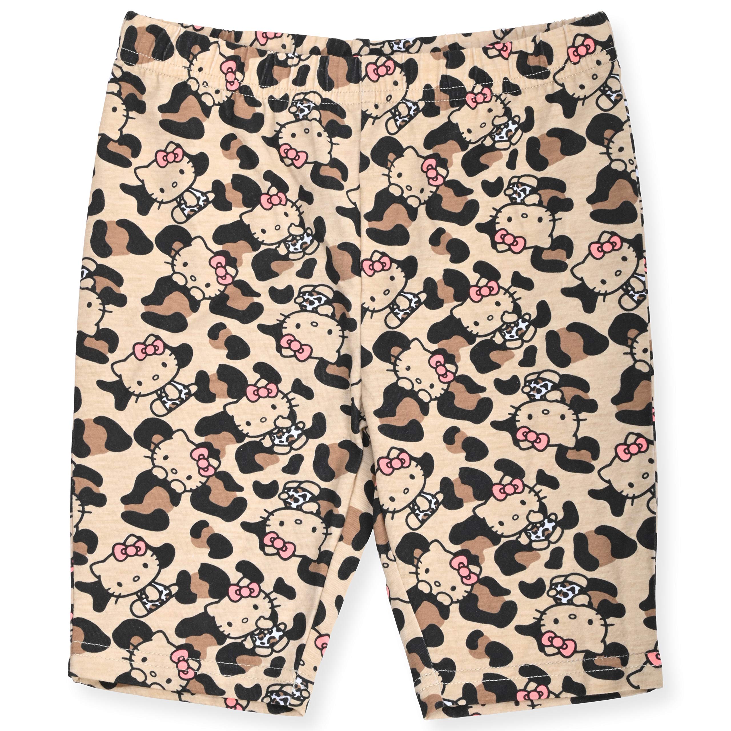 Hello Kitty 2-Piece Outfit for Girls - Cute Graphic Tee & Bike Shorts Set | Trendy Summer Playwear, Casual Outfits, Birthday Gifts for Kids