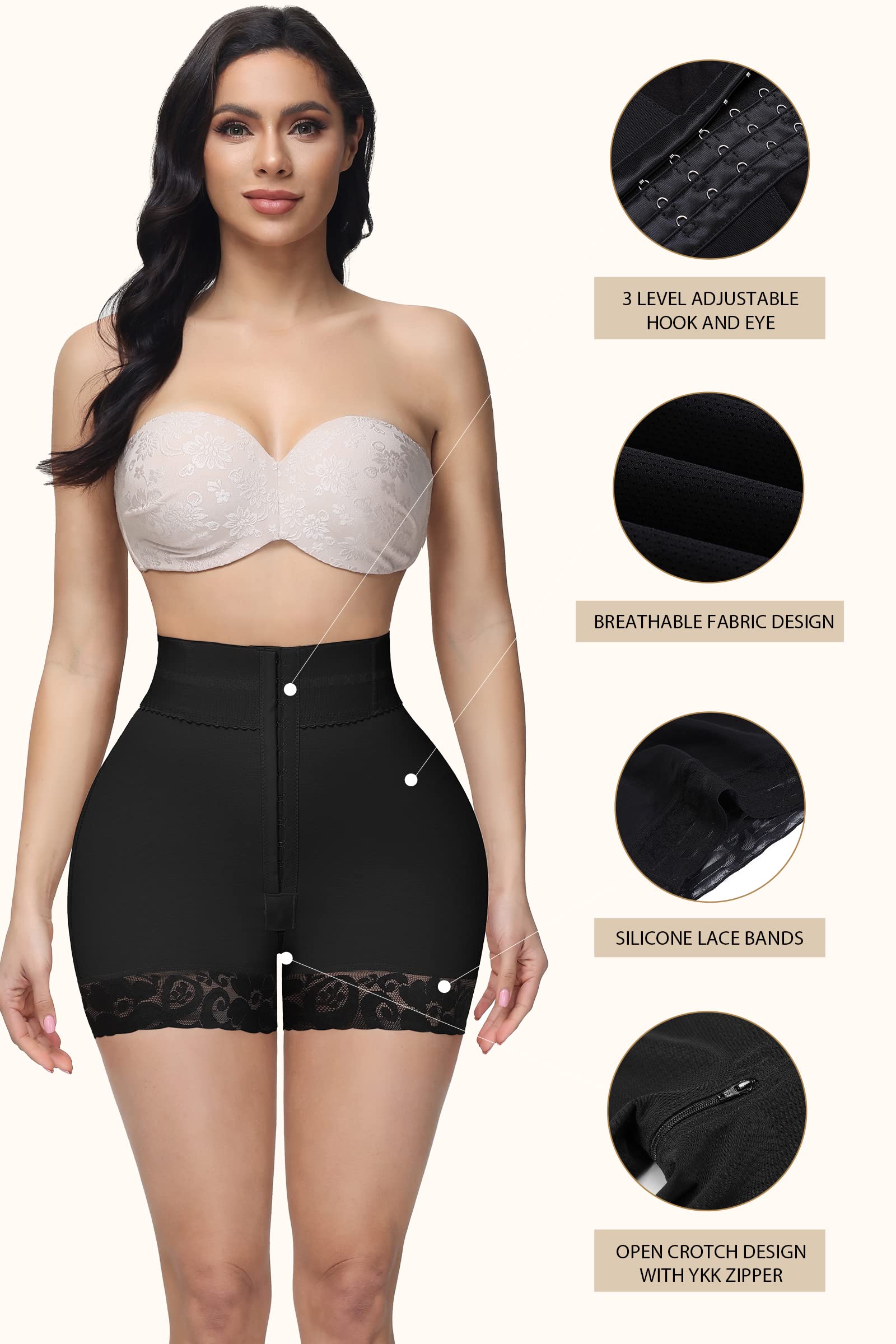 Best Shapewear for Women - Tummy Control Shorts, High Waisted Body Shaper Panties with Butt Lifter & Thigh Slimming - Perfect for Daily Wear, Workout & Special Occasions