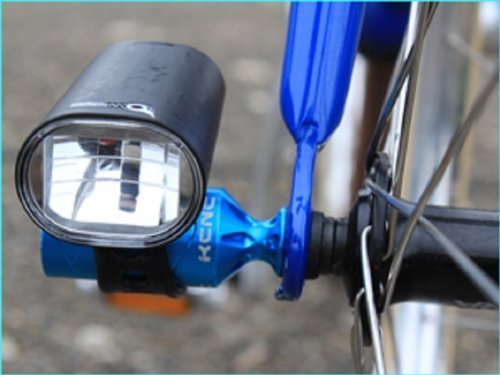 Lightweight Bicycle Light Holder & Hub Adapter - Durable Bike Accessory for Night Riding & Commuting