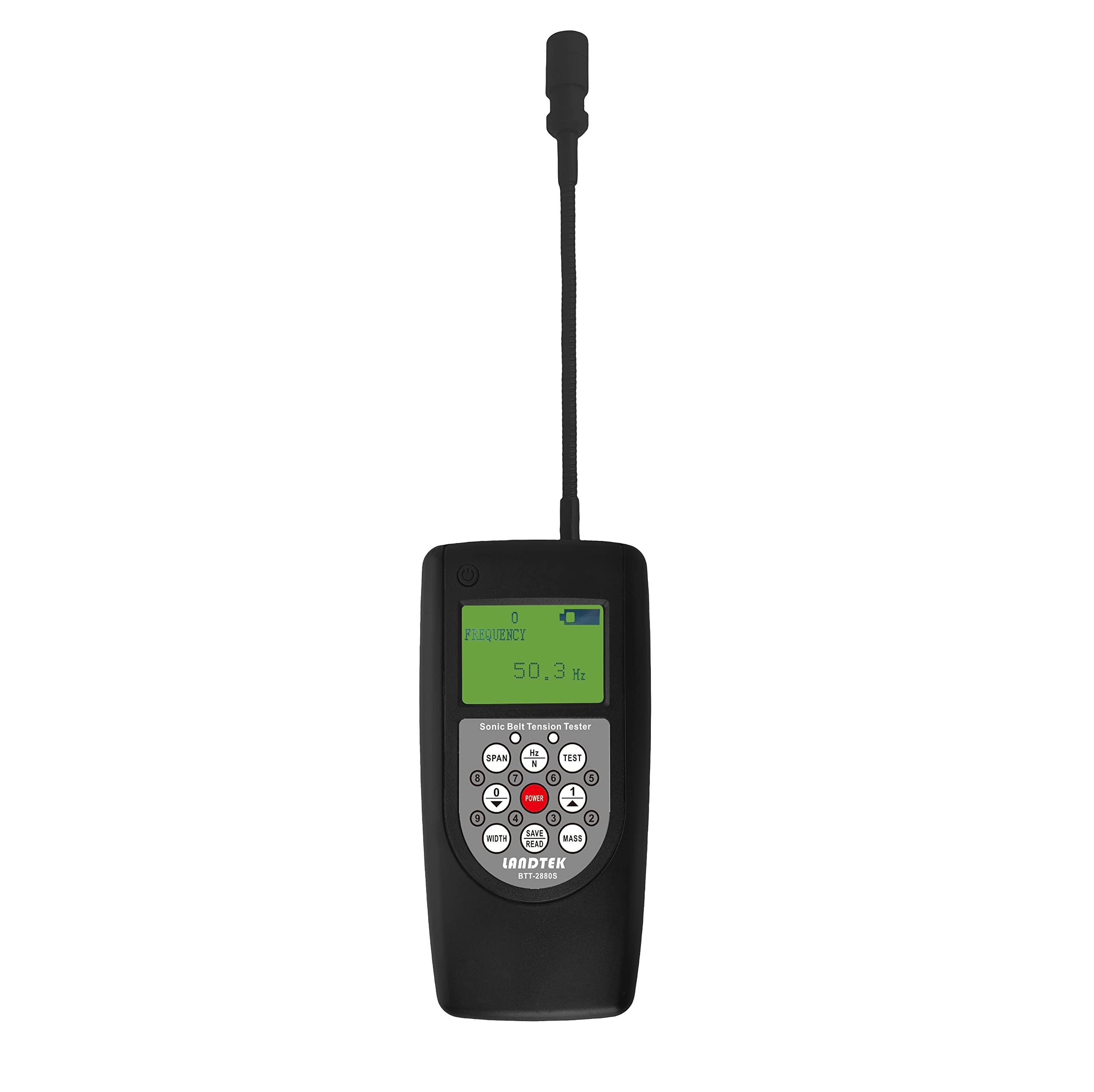 BTT-2880S Acoustic Belt Tension Tester - Digital Belt Frequency Meter with 10Hz-680Hz Range - Perfect for Industrial Maintenance, HVAC Systems & Automotive Belt Tension Measurement