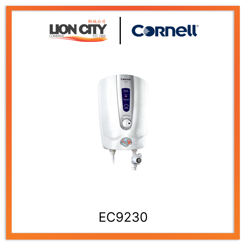CORNELL EC9230 Instant Electric Water Heater - Fast Hot Water for Home, Kitchen, Bathroom & RV Use