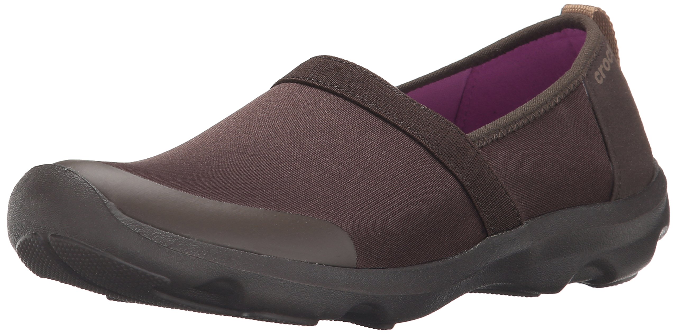 Crocs Women's Duet Busy Day 2.0 Satya Flat - Comfortable Slip-On Shoes for Women, Lightweight & Cushioned for All-Day Wear - Perfect for Work, Errands & Casual Outings