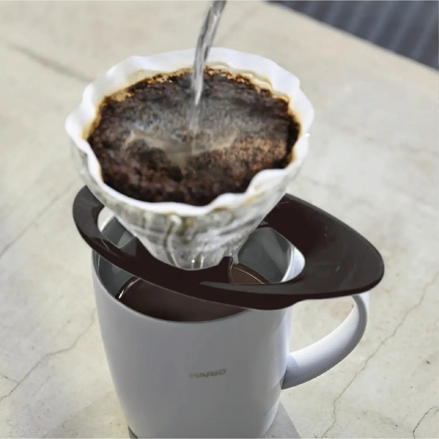 Hario V60 Heat Resistant Glass Coffee Dripper - Premium Pour Over Coffee Maker for Home & Office Brewing - Perfect for Specialty Coffee Lovers & Baristas