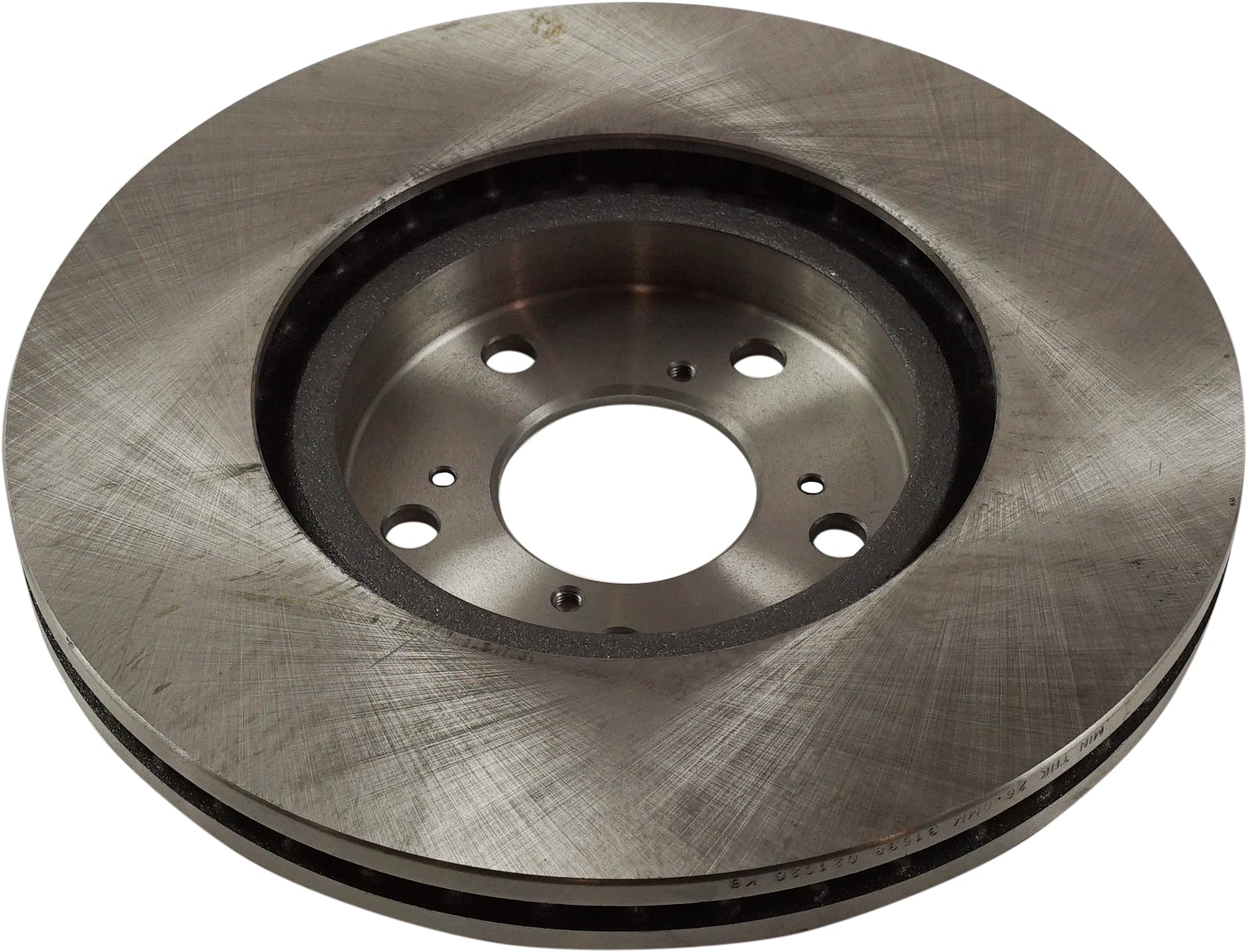 High-Quality Front Brake Disc Set for 2011-2014 Honda Odyssey & 2009-2014 Acura TL - Plain Surface Natural Cast Iron, 5-Lug Design | Perfect for Daily Commuting, Highway Driving & Performance Upgrades
