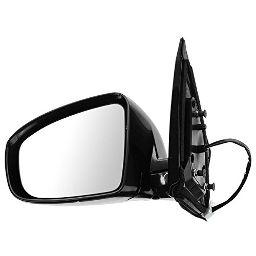 2009-2014 Nissan Murano Power Heated Manual Folding Driver Side Rear View Mirror Replacement - Perfect for Winter Driving & Parking Assistance