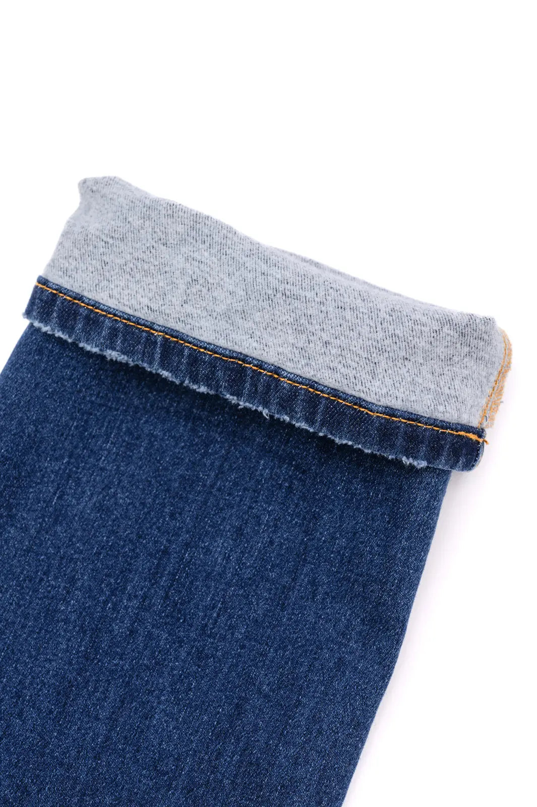 Estelle High Waist Thermal Straight Jeans for Women - Warm Winter Pants, Stretch Comfort Fit, Plus Size Options - Perfect for Cold Weather & Outdoor Activities