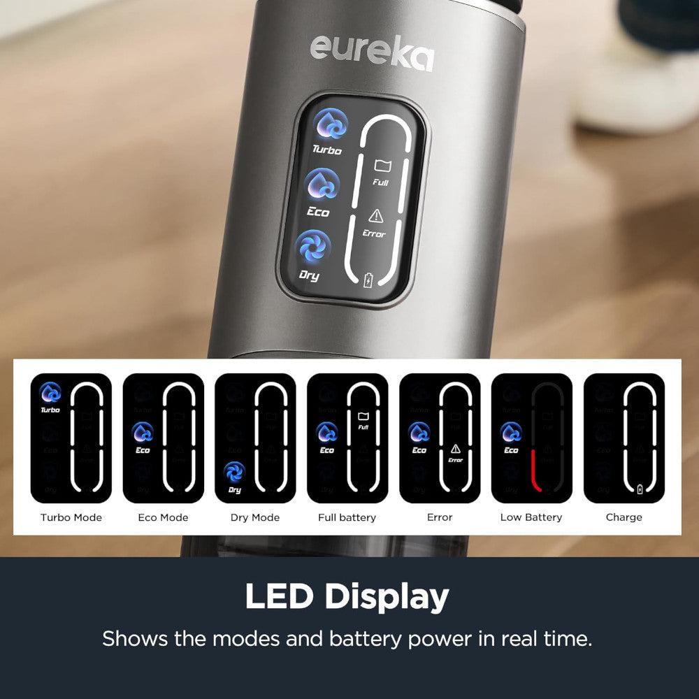 EUREKA NEW430BL RapidWash Wet Dry Vacuum Cleaner with Self-Cleaning Function | Home Essentials Warranty | Perfect for Hardwood Floors, Carpets & Pet Hair Removal