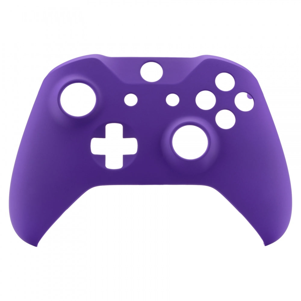 ExtremeRate Soft Touch Purple Controller Shell with Side Rails - Replacement Housing for Xbox One S & Xbox One X (ZSXOFX05) | Premium Grip for Enhanced Gaming Comfort