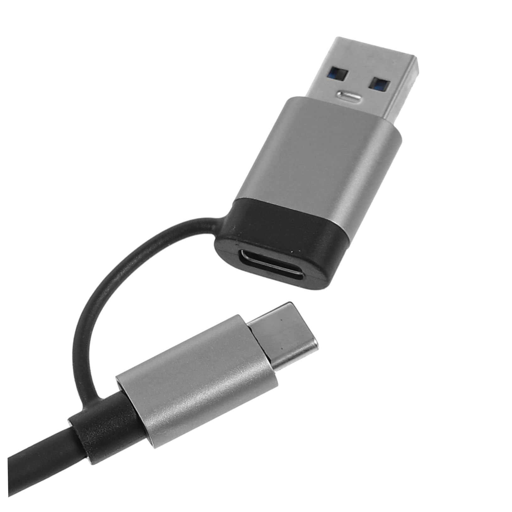Jojofuny 7-in-1 USB Hub Extender - Multiple USB Ports Adapter for Laptop & Computer - USB Extension Cable with ABS Splitter for Charging, Data Transfer, and External Devices | Perfect for Home Office, Gaming, and Travel Use