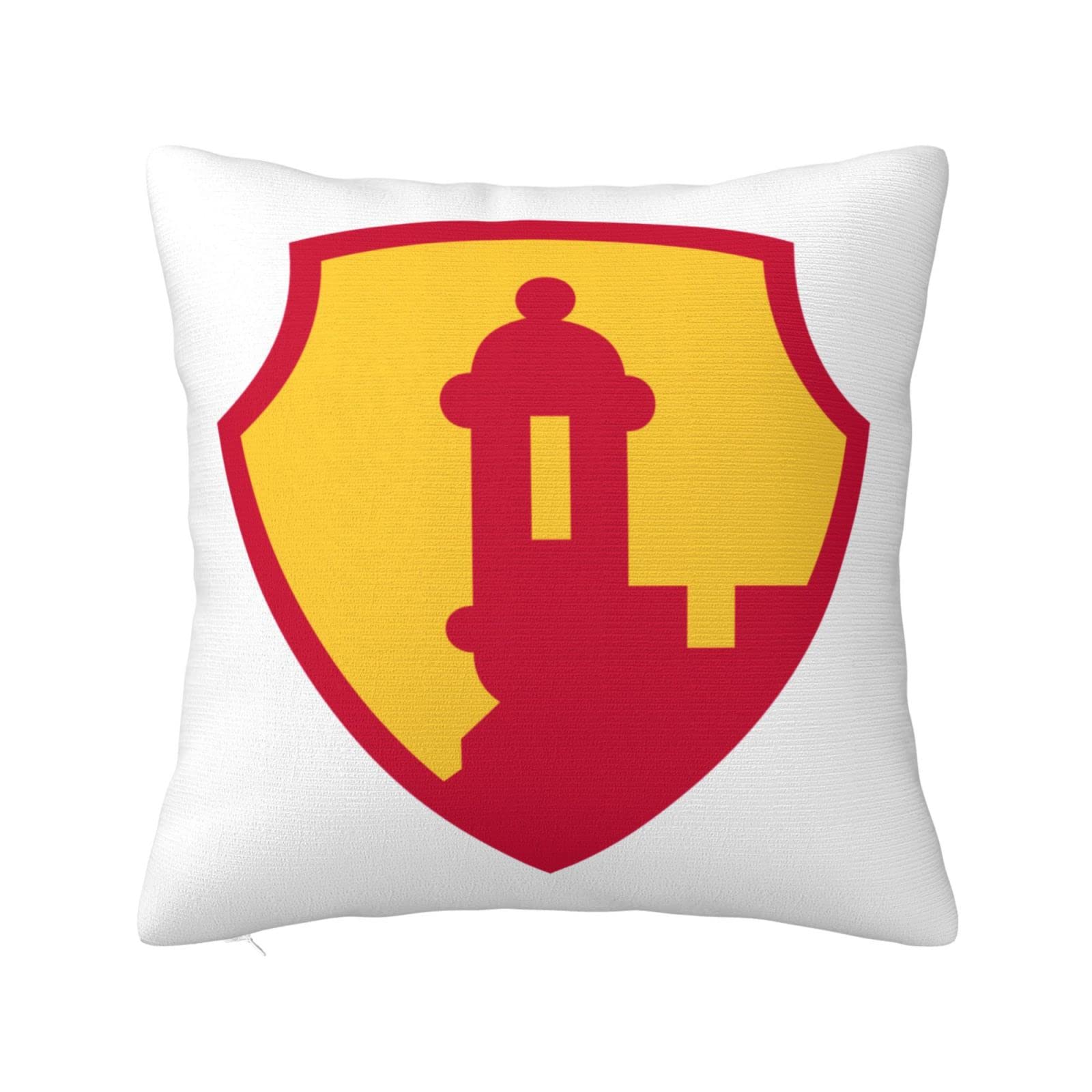 1st Mission Support Command Square Decorative Pillow Covers 16x16 Inch - Family Sofa Cushion & Bedroom Throw Pillow Cases - Perfect for Home Decor, Living Room, Dorm, and Office
