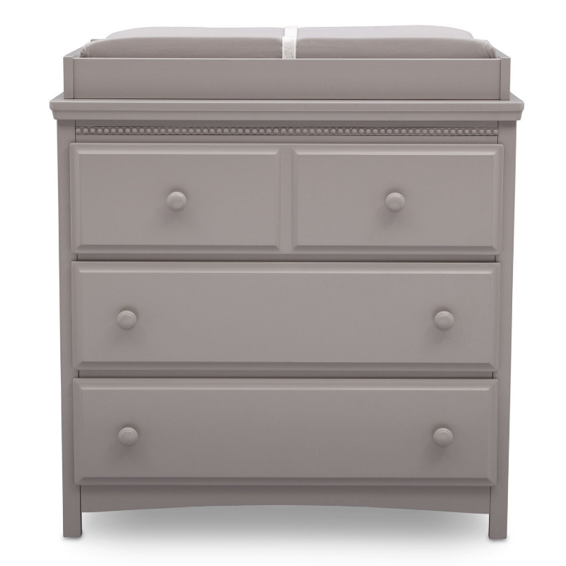 Emerson 3-Drawer Baby Dresser with Changing Table Top - Nursery Storage Solution for Diapers, Clothes & Essentials