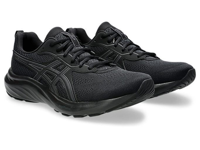 ASICS Men's Gel Contend 9 Triple Black Running Shoes - Lightweight Cushioned Sneakers for Jogging, Gym & Daily Wear