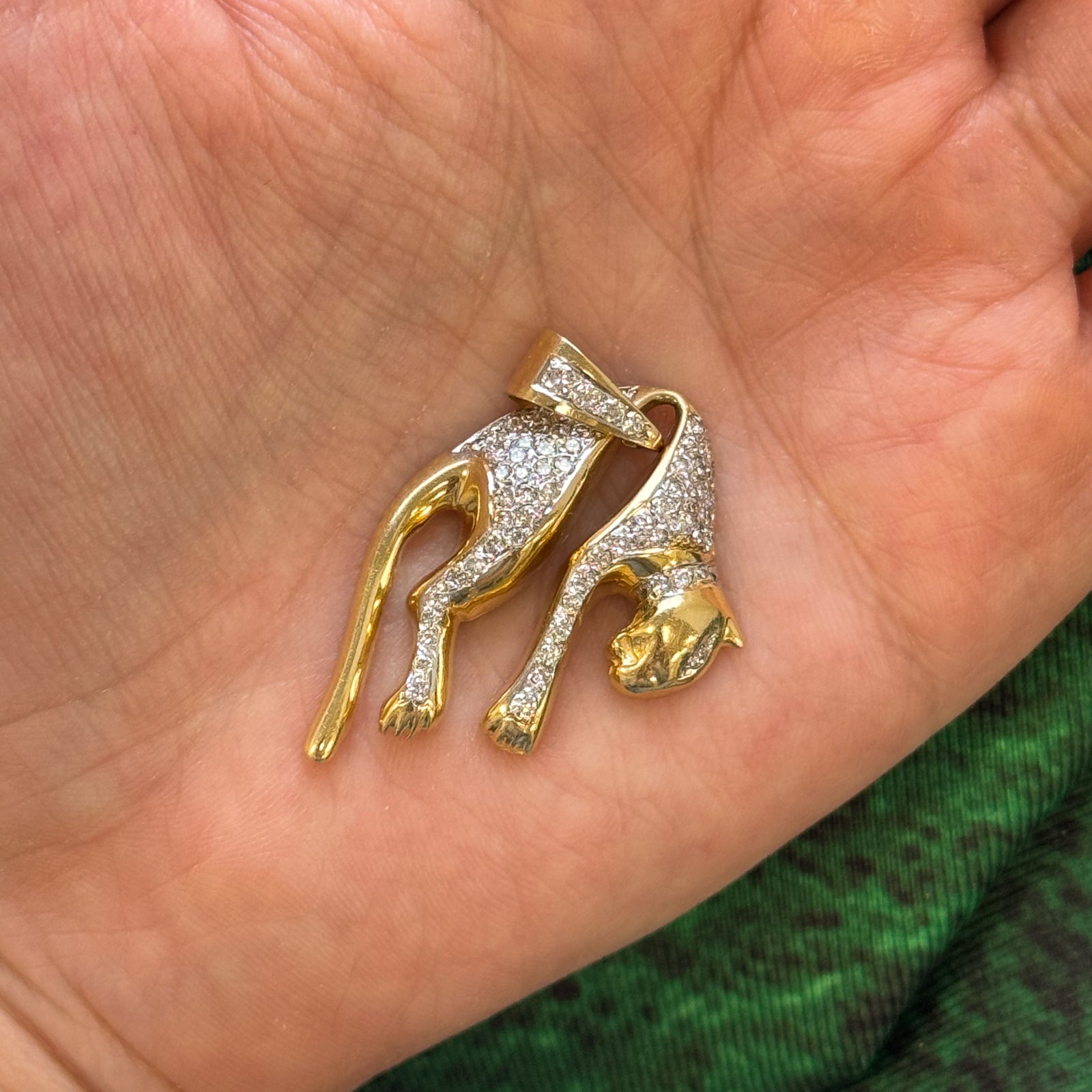 1.00ctw Panther Diamond Pendant Necklace - Elegant Animal Jewelry for Women | Perfect Gift for Birthday, Anniversary & Special Occasions