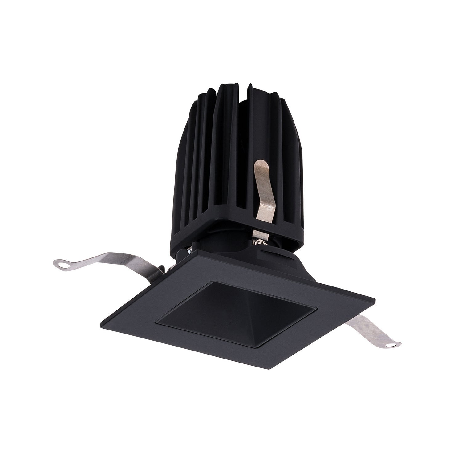 2 Inch LED Recessed Downlight Trim - Black - Energy Efficient Dimmable Ceiling Light for Kitchen, Bathroom, and Living Room