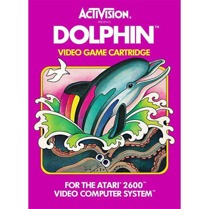 Atari 2600 Dolphin Game - Complete in Box (CIB) - Classic Retro Video Game for Collectors - Perfect for Gaming Nostalgia and Display
