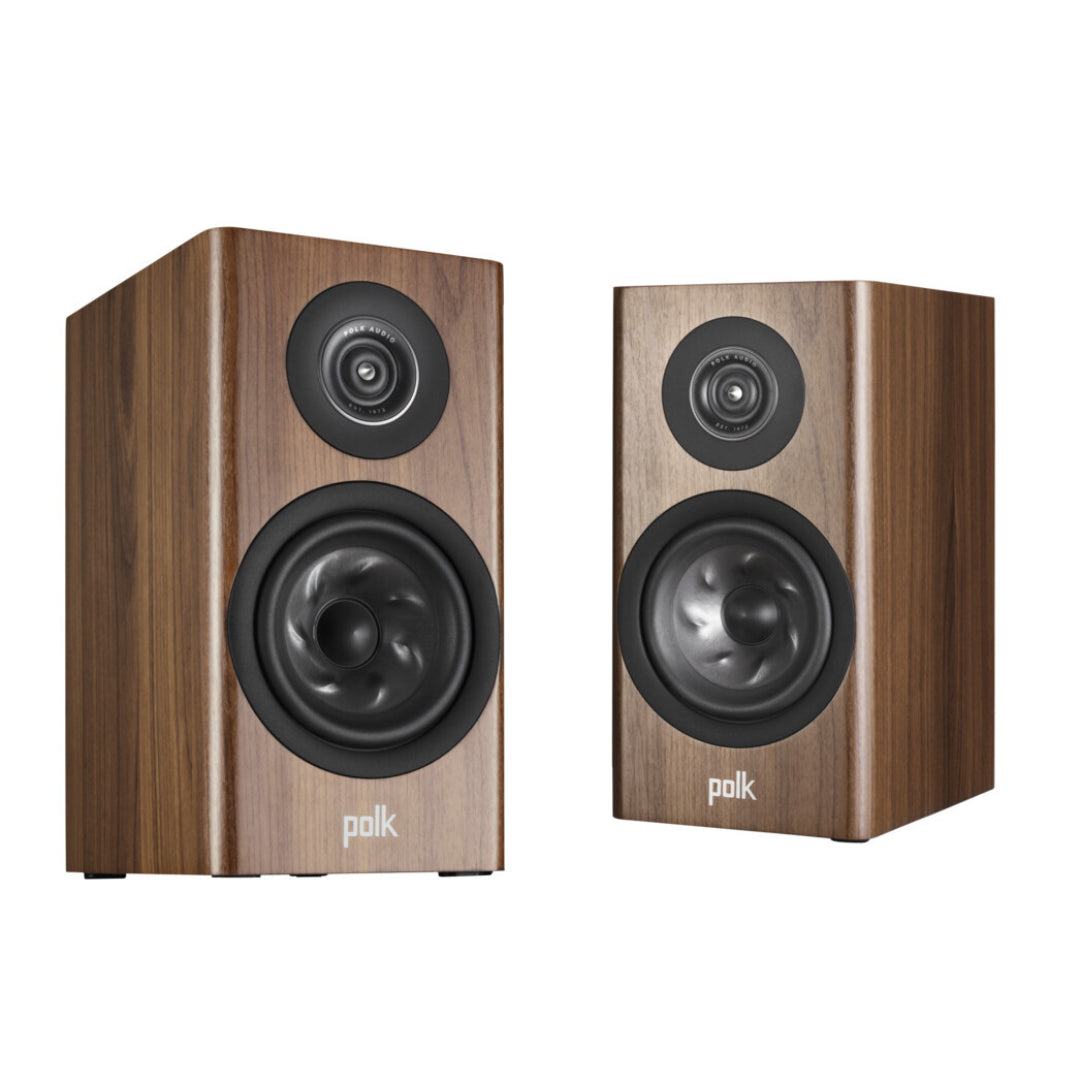 Polk Reserve R100 Bookshelf Speakers (Pair) - Premium Hi-Fi Audio for Home Theater & Music Listening - Perfect for Living Room, Office & Studio Use