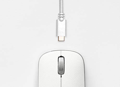 Azio Retro Classic Bluetooth Mouse (Maple) - Wireless Genuine Leather Mouse with Pixart Precision Tracker for Mac, PC, Laptop - Perfect for Office, Home & Travel Use