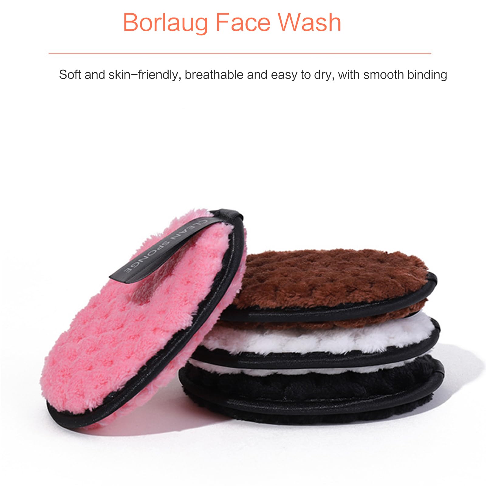 Eco-Friendly Reusable Makeup Remover Pads - Soft Microfiber Face Cloths for All Skin Types | Gentle Makeup-Eraser & Cleansing Pads | Perfect for Daily Makeup Removal, Travel & Sustainable Beauty Routine