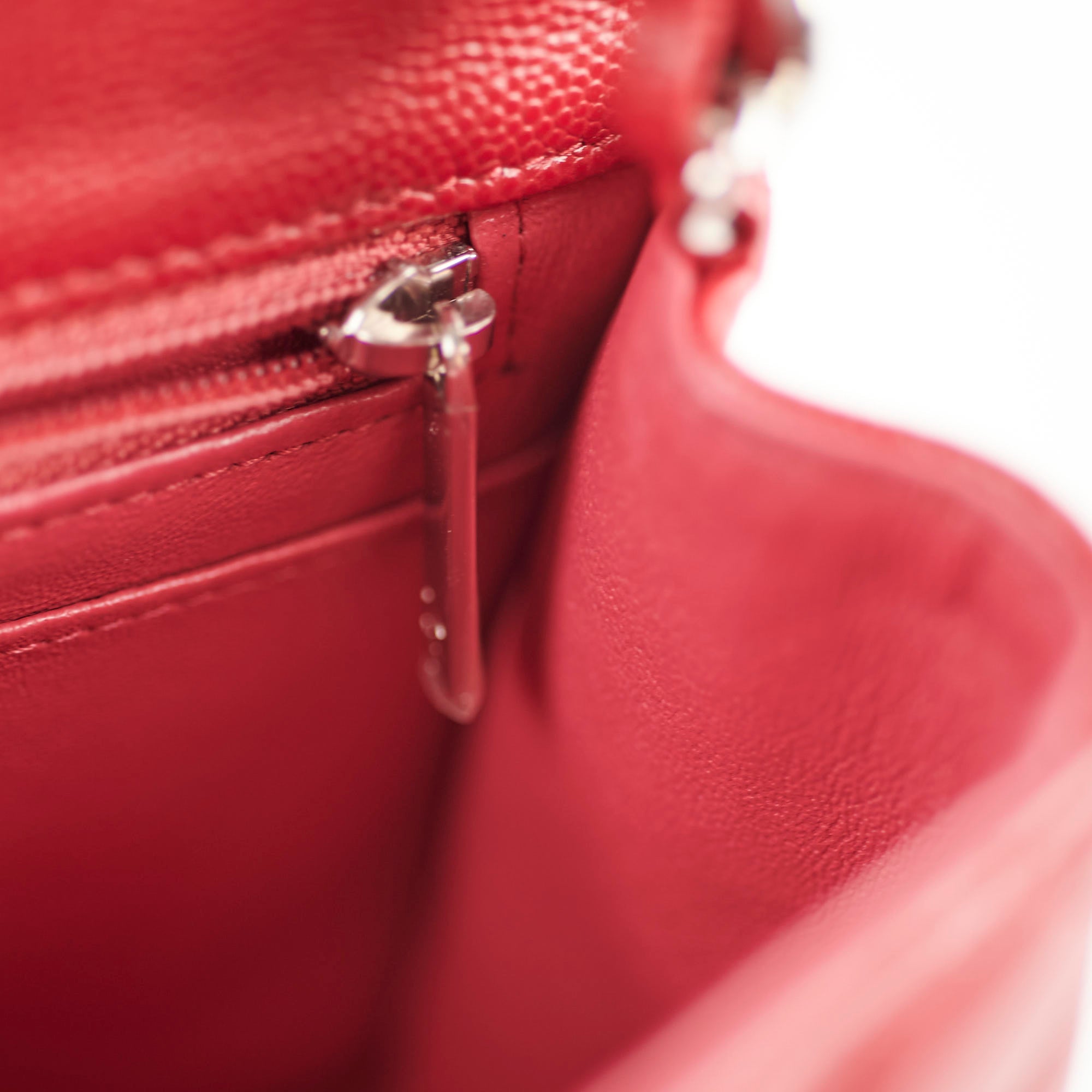 Chanel Mini Square Caviar Leather Red 26 Series Crossbody Bag - Perfect for Evening Parties, Date Nights & Luxury Fashion Accessories