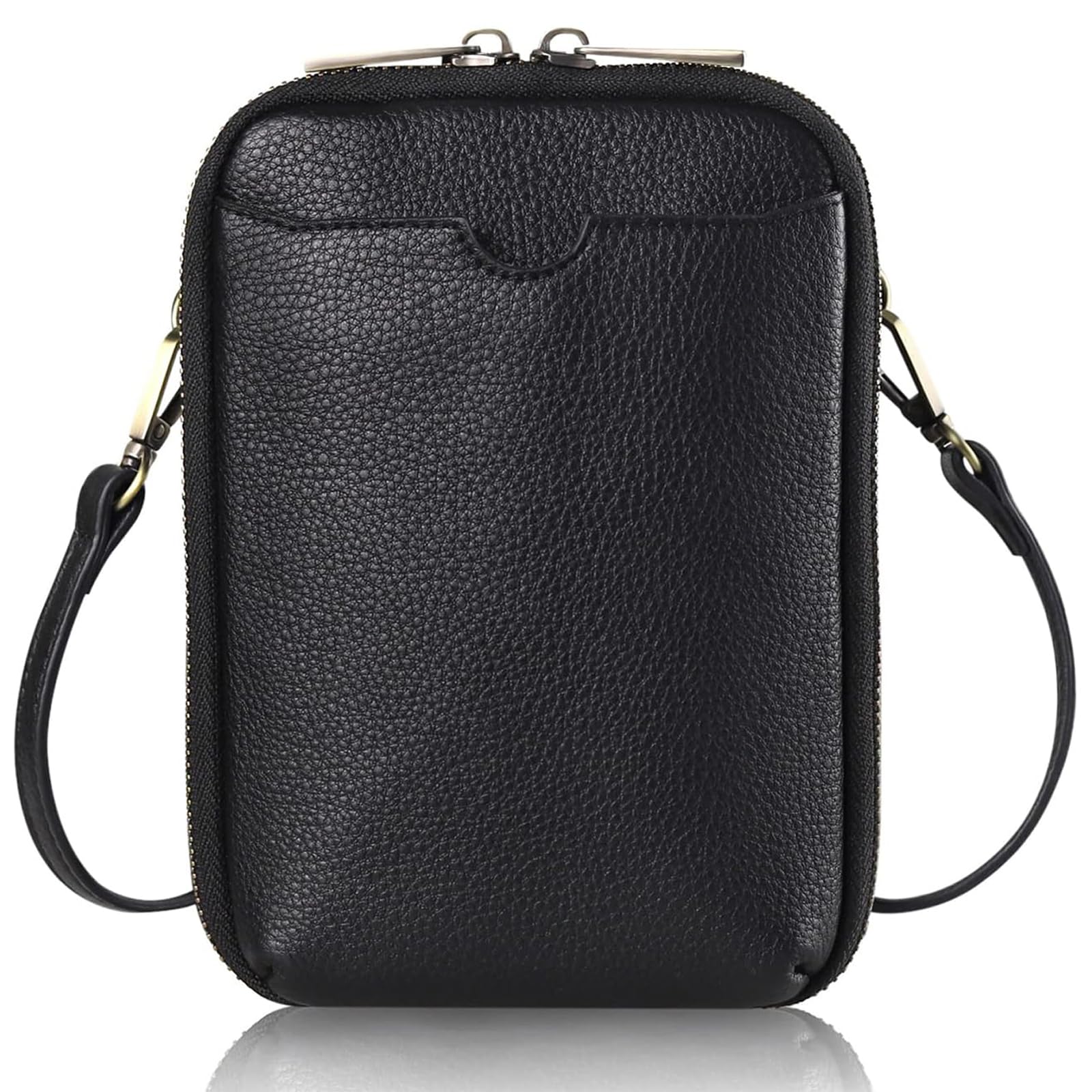 Premium KITATU Women's RFID Blocking Crossbody Phone Purse - Genuine Leather Small Wallet Bag for iPhone, Credit Cards & Essentials - Perfect for Travel, Shopping & Daily Use
