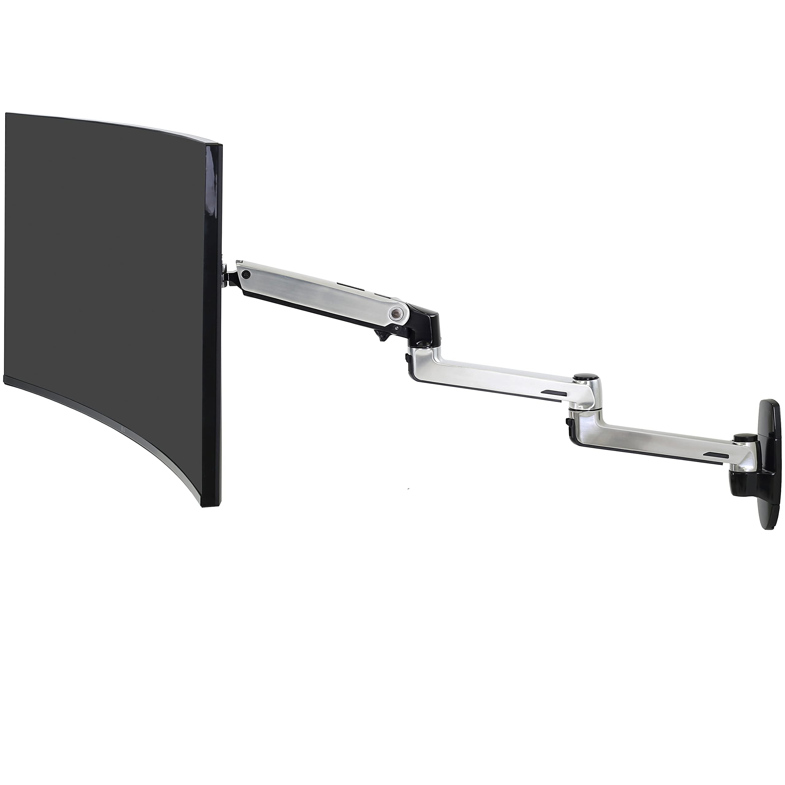 Ergotron LX Monitor Arm Extension - Aluminum Add-on for LX Desk & Wall Mounts | Compatible with LX Keyboard Arm | Perfect for Home Office & Workspace Setup