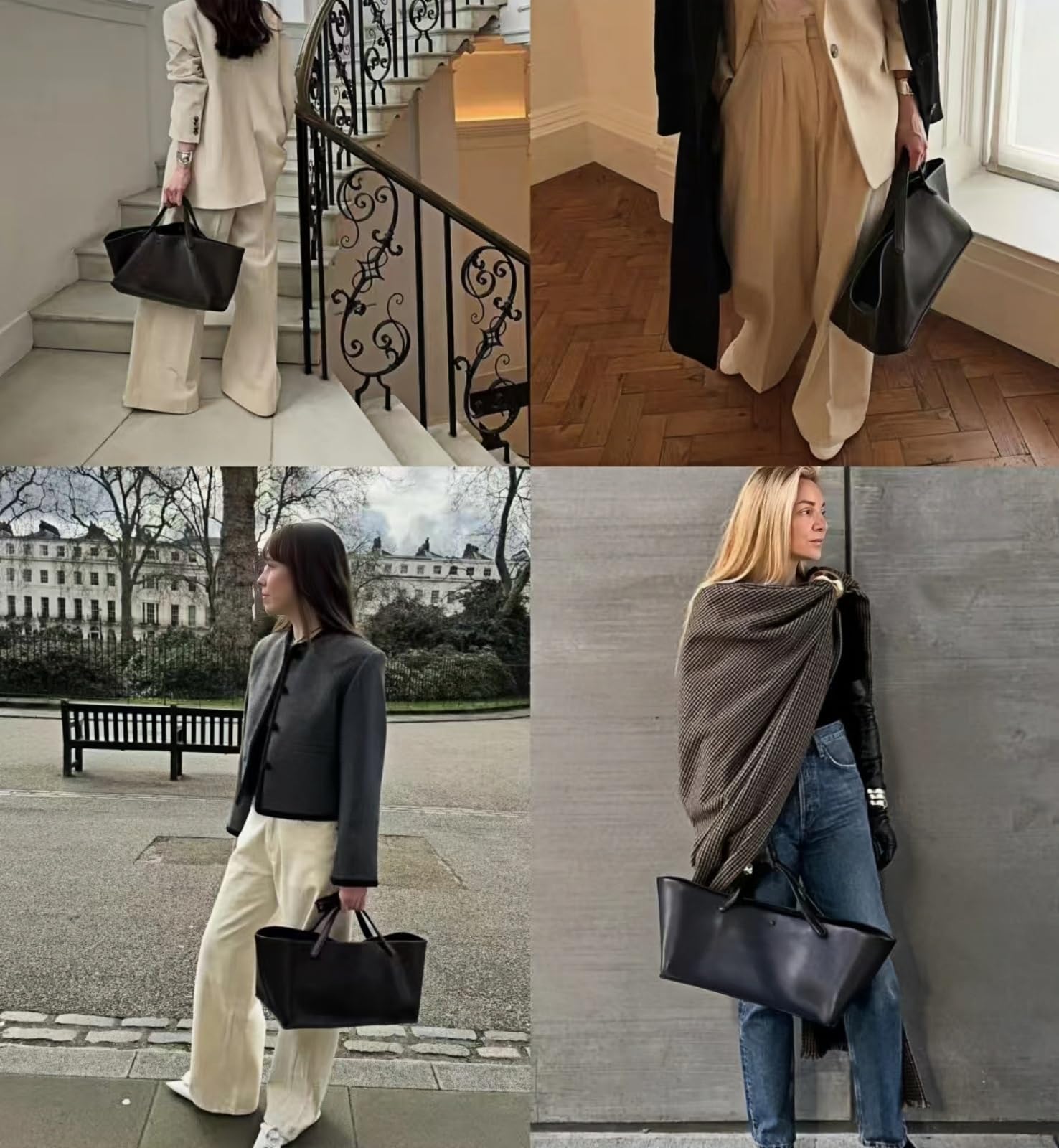 Genuine Leather Top Handle Tote Bag for Women - Stylish Casual Shoulder Hobo Purse, Waterproof Work Commuter Bag | Perfect for Office, Travel & Everyday Use