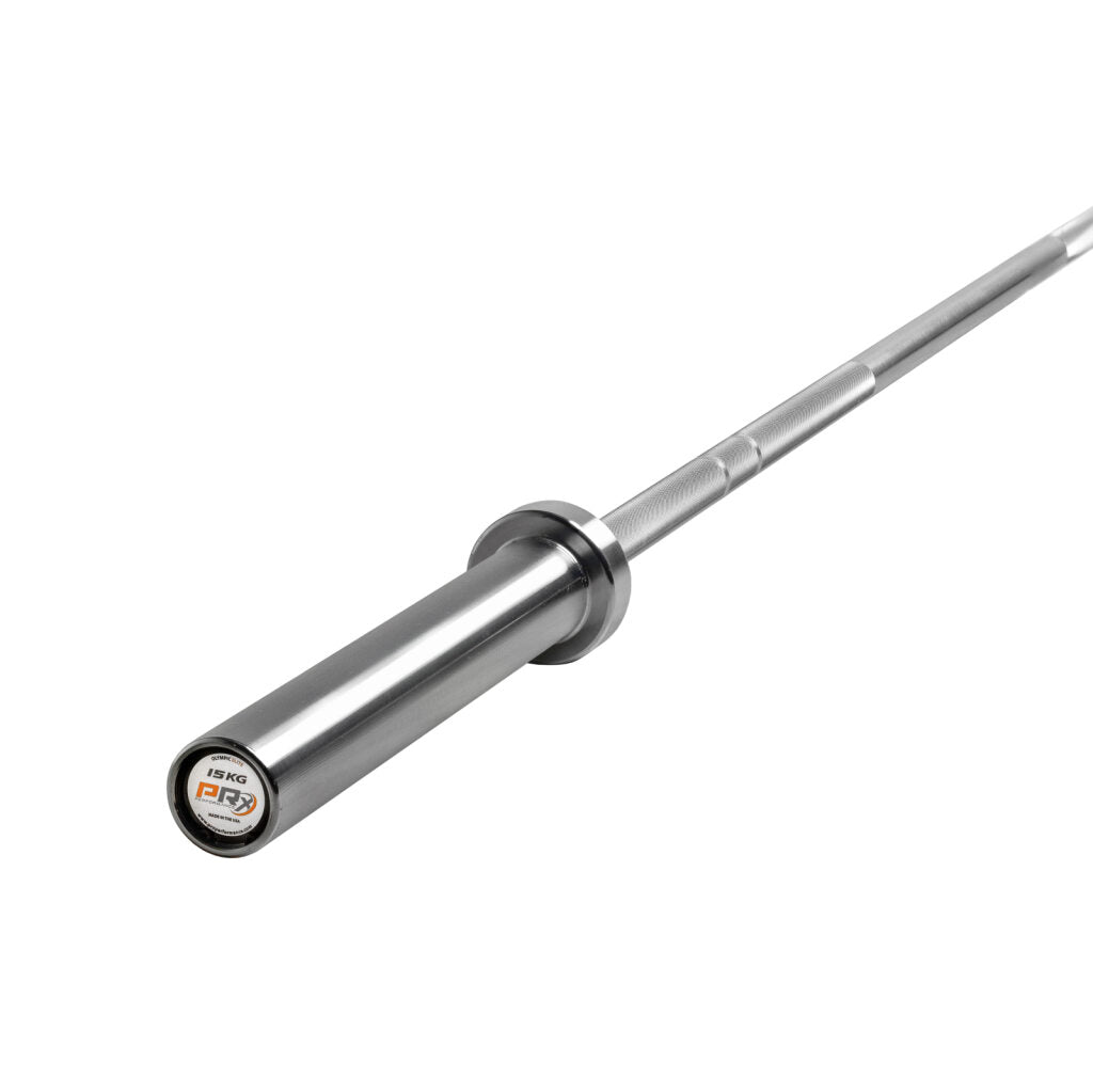 PRx 15kg Olympic Elite Bar - Professional Weightlifting Bar for CrossFit, Powerlifting & Home Gym - Perfect for Strength Training & Fitness Workouts