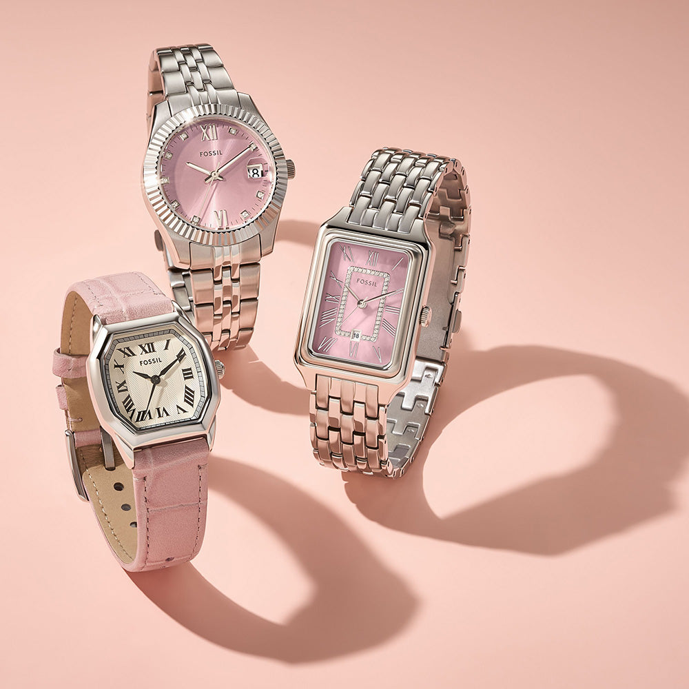 Fossil Raquel ES5401 Women's Analog Stainless Steel Watch - Elegant & Durable for Everyday Wear, Office & Casual Outfits