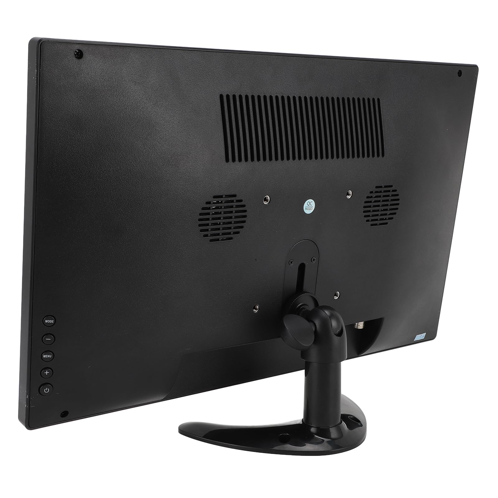 Garsent 15.6 Inch Full HD 1080p LED Monitor with Built-in Speakers, HDMI/VGA/AV/BNC/USB Ports - Kitchen TV Display for FireStick, Computer, Laptop, Raspberry Pi (UK Plug 100-240V) - Perfect for Cooking, Recipes & Smart Home Control