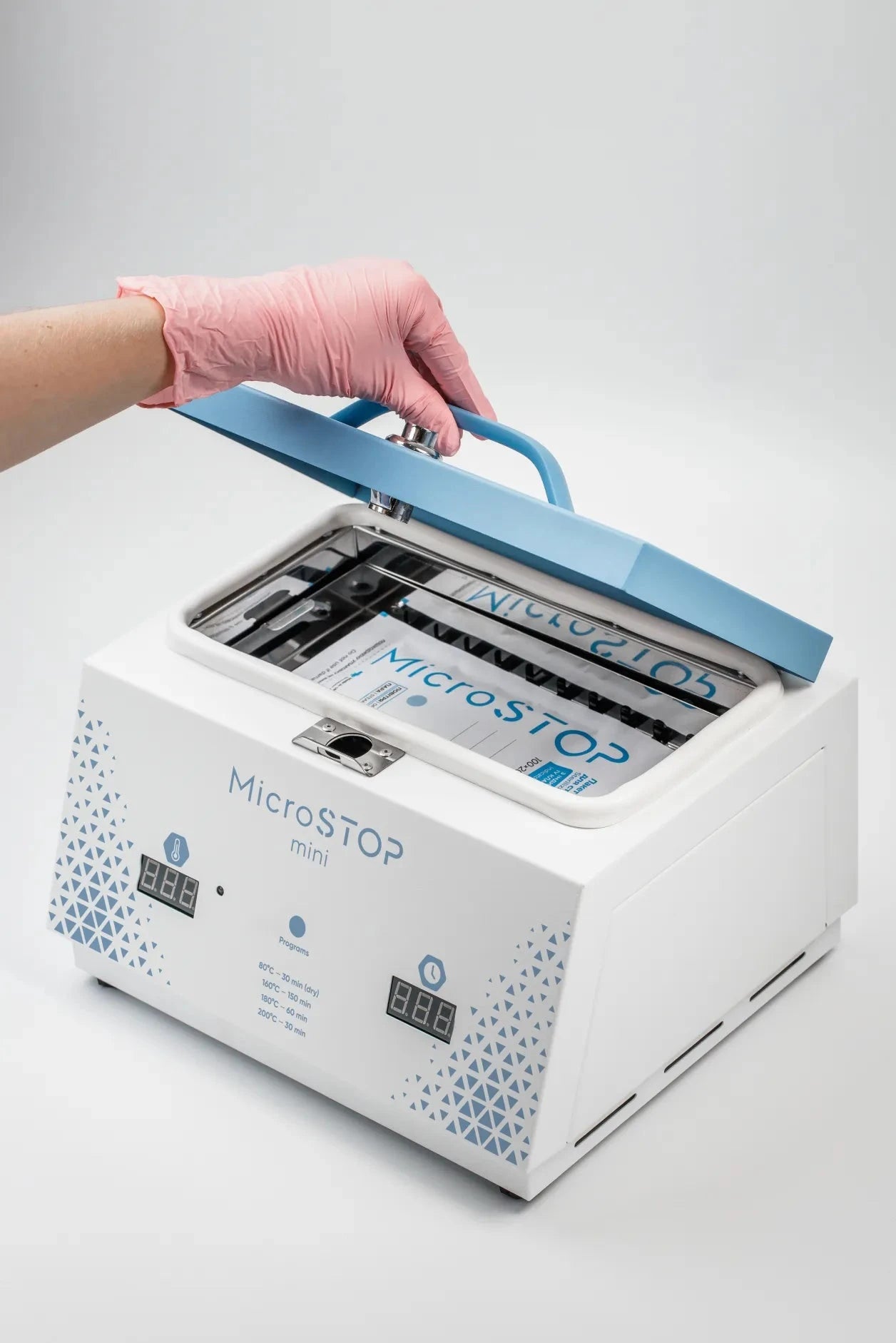 MicroStop Mini Dry Heat Sterilizer - Compact & Efficient for Dental Tools, Tattoo Needles, and Medical Instruments - Perfect for Clinics, Salons, and Home Use