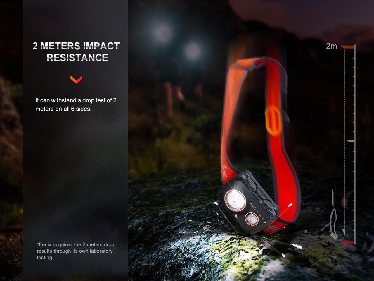 Fenix HL32R-T 800 Lumens Rechargeable LED Headlamp for Trail Running, Hiking & Camping - Waterproof Headlight with Adjustable Headband for Outdoor Adventures
