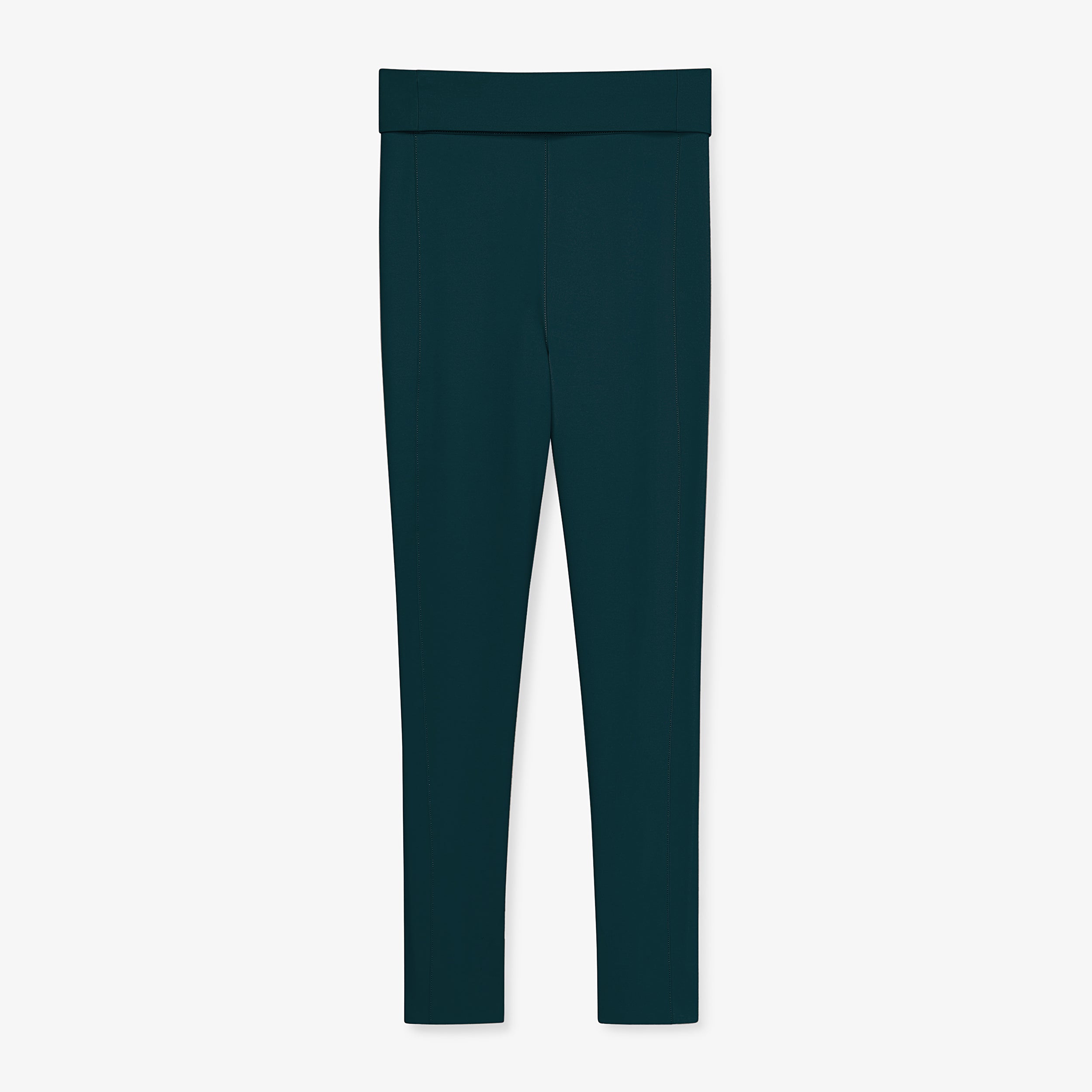 Stella Leggings - Washable Ponte Pants for Women | Comfortable & Stretchy Deep Sea Blue | Perfect for Yoga, Workout & Casual Wear