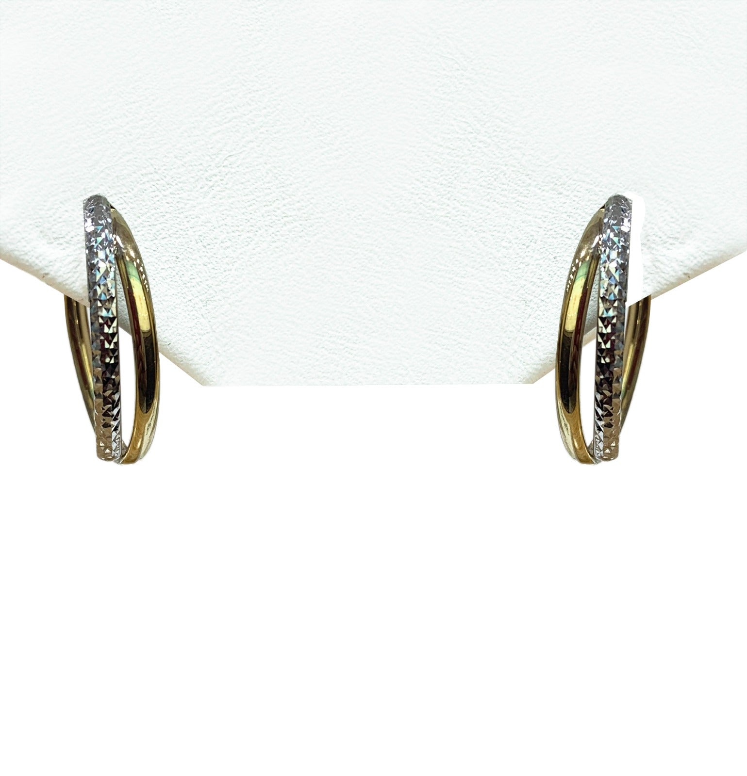 14K Gold Hoop Earrings for Women - 28mm Elegant Dainty Huggie Earrings for Everyday Wear, Gift Giving & Special Occasions