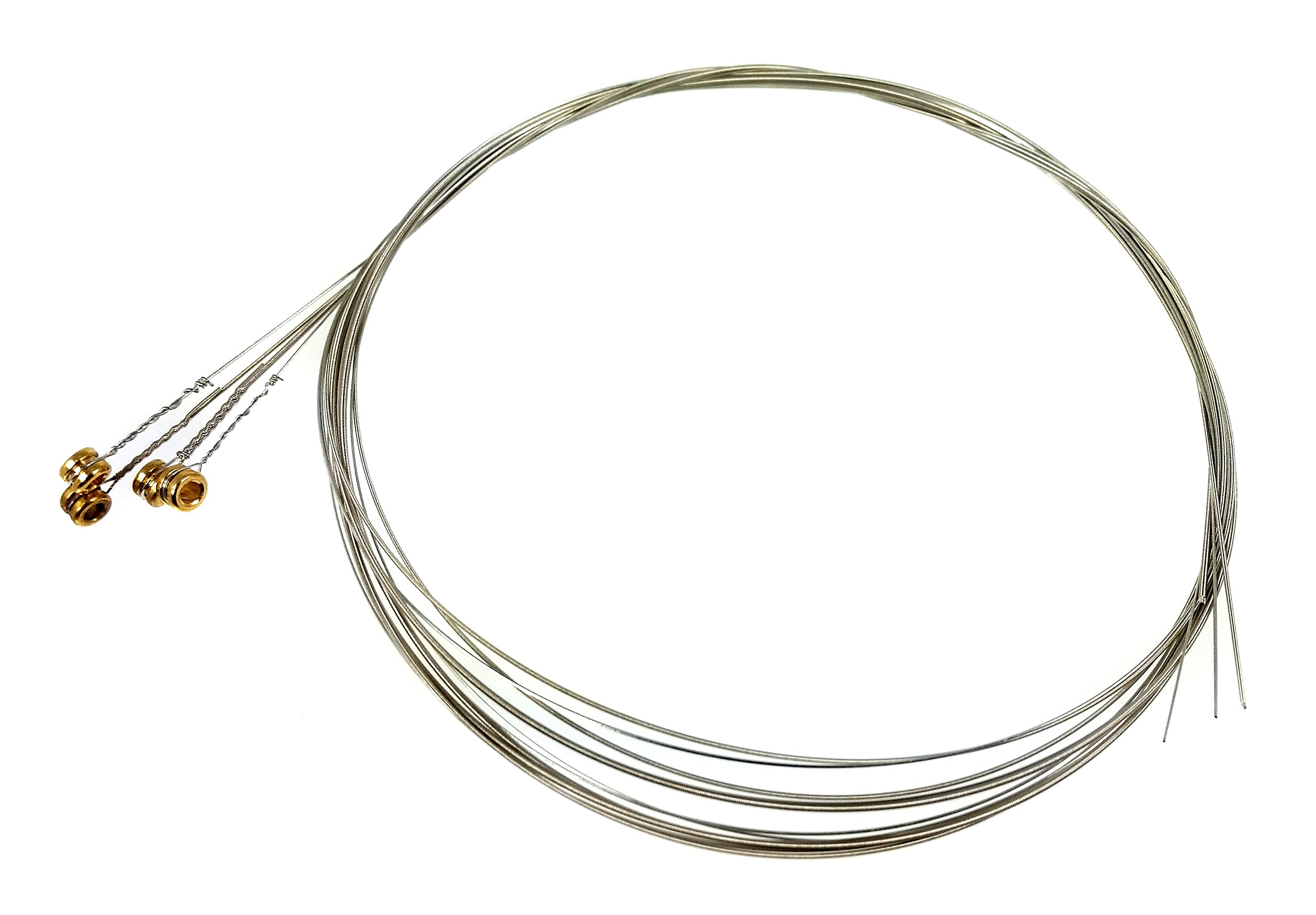 Electric 4-String Cigar Box Guitar Strings - Light Gauge for Open G & Standard Tunings (DGBD/DGBE) - Perfect for Blues, Folk & DIY Instrument Builders