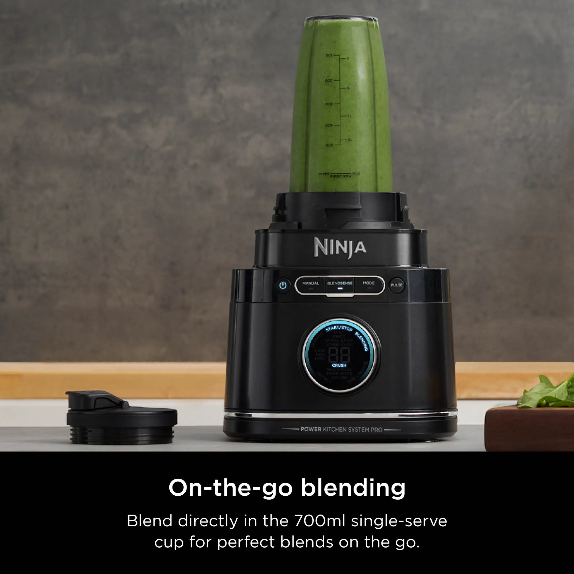 Ninja Detect Duo Power Blender Pro with Single Serve Cup - 1500W High-Speed Blender for Smoothies, Shakes & Food Prep - Perfect for Kitchens, Gyms & Healthy Lifestyles