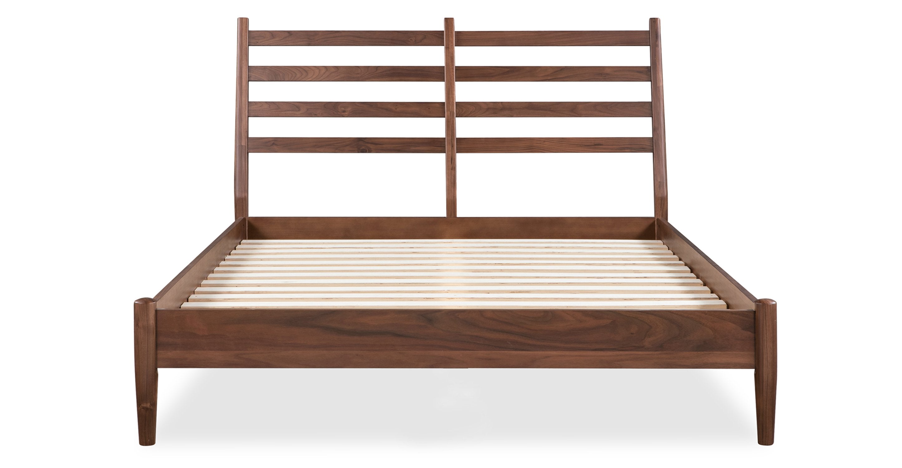 Truro Queen Size Bed Frame - Sturdy Metal Platform Bed with Wooden Slats, Noise-Free Support for Master Bedroom, Guest Room, or Dorm Use