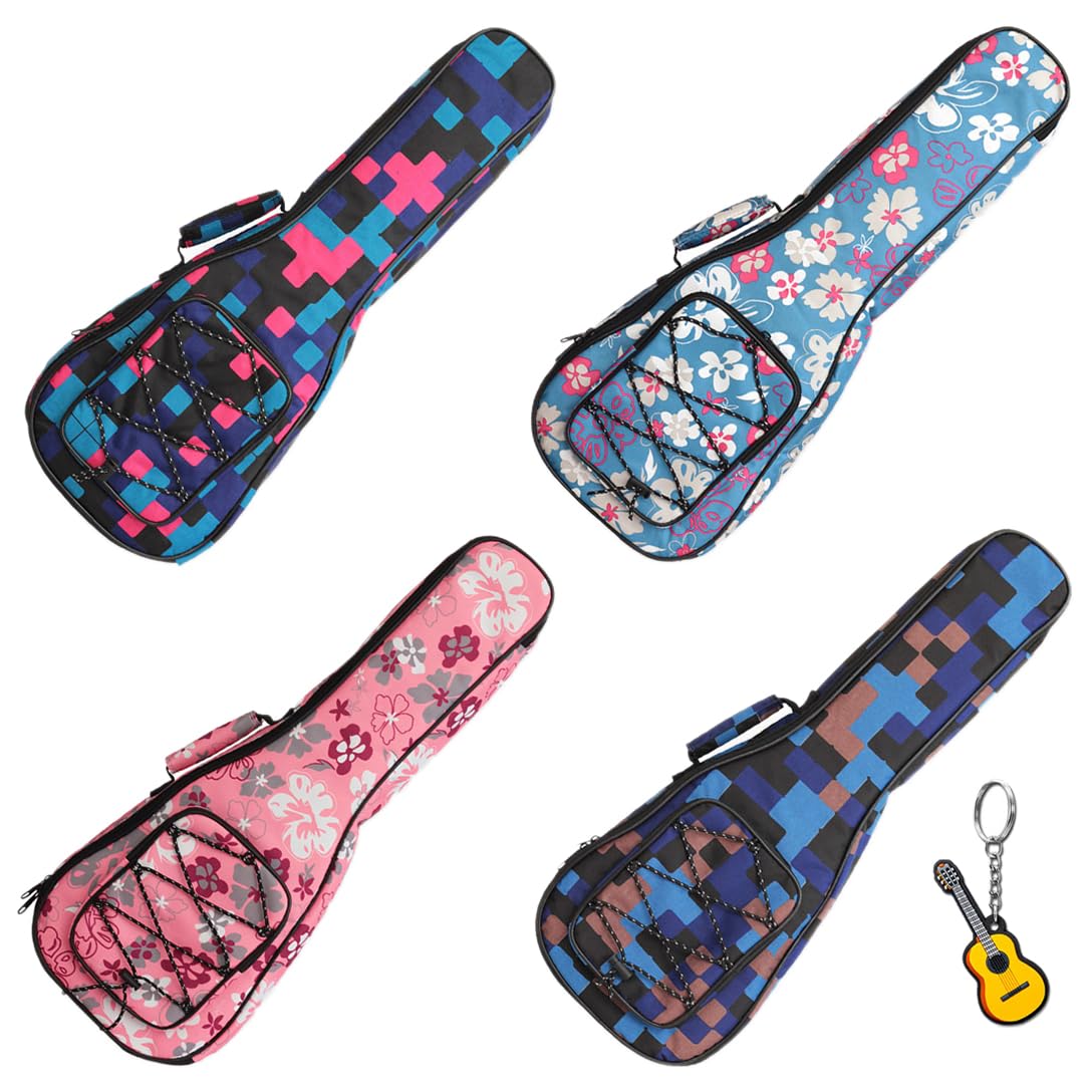 Waterproof 10mm Sponge Ukulele Gig Bag with Accessory Pocket - Portable Uke Case Cover for Travel, Storage & Protection | Perfect for Beginners, Performers & Outdoor Use