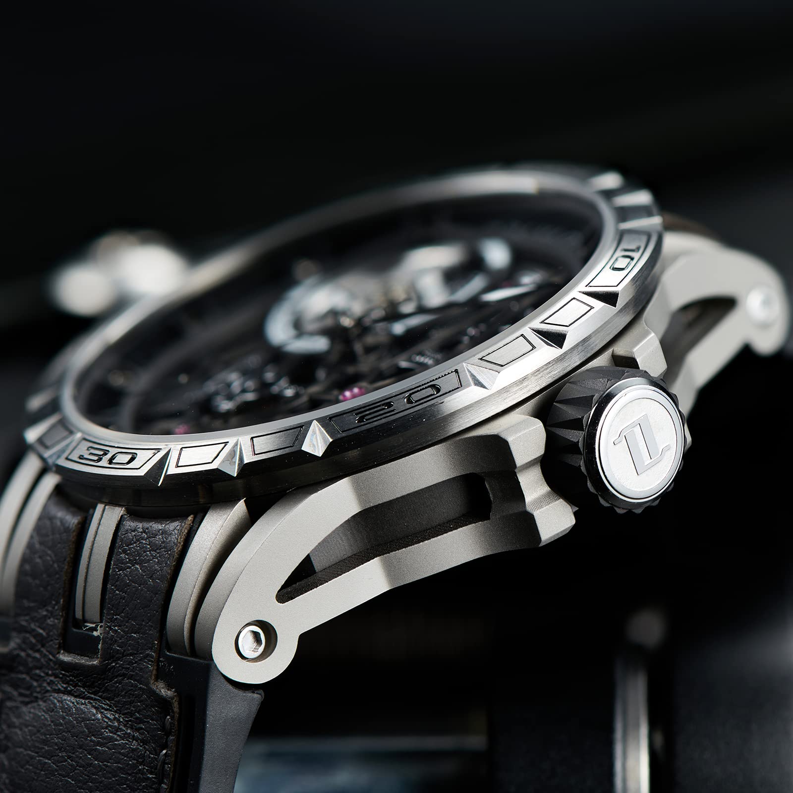 Luxury Automatic Skeleton Dial Steel Watch for Men - Top Brand Designer Wristwatch with Genuine Leather Strap - Perfect for Business, Formal Events & Everyday Wear