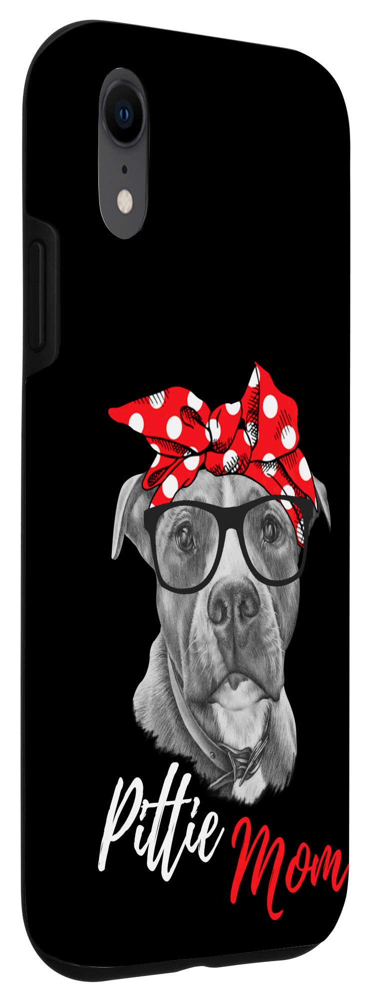 iPhone XR Phone Case for Pitbull Lovers - Cute American Pitbull Design, Perfect Gift for Dog Owners - Ideal for Everyday Use, Work & Outdoor Activities