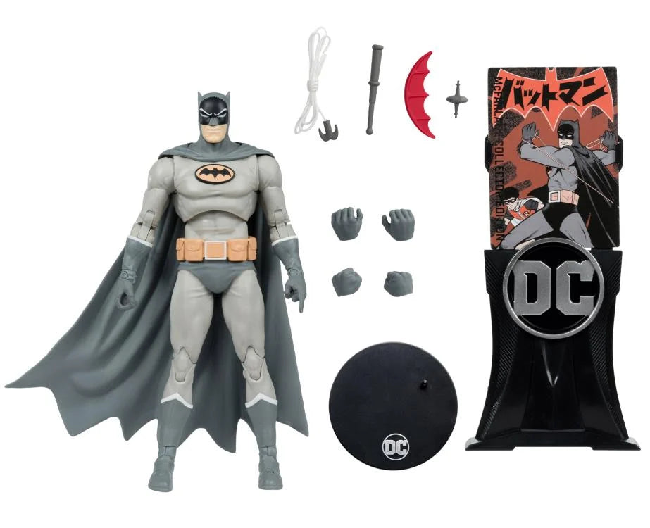 DC Multiverse Bat Manga Collector Edition Action Figure - Limited Edition Batman Collectible for Display & Gifts - Perfect for Comic Fans, Anime Lovers & DC Universe Collectors