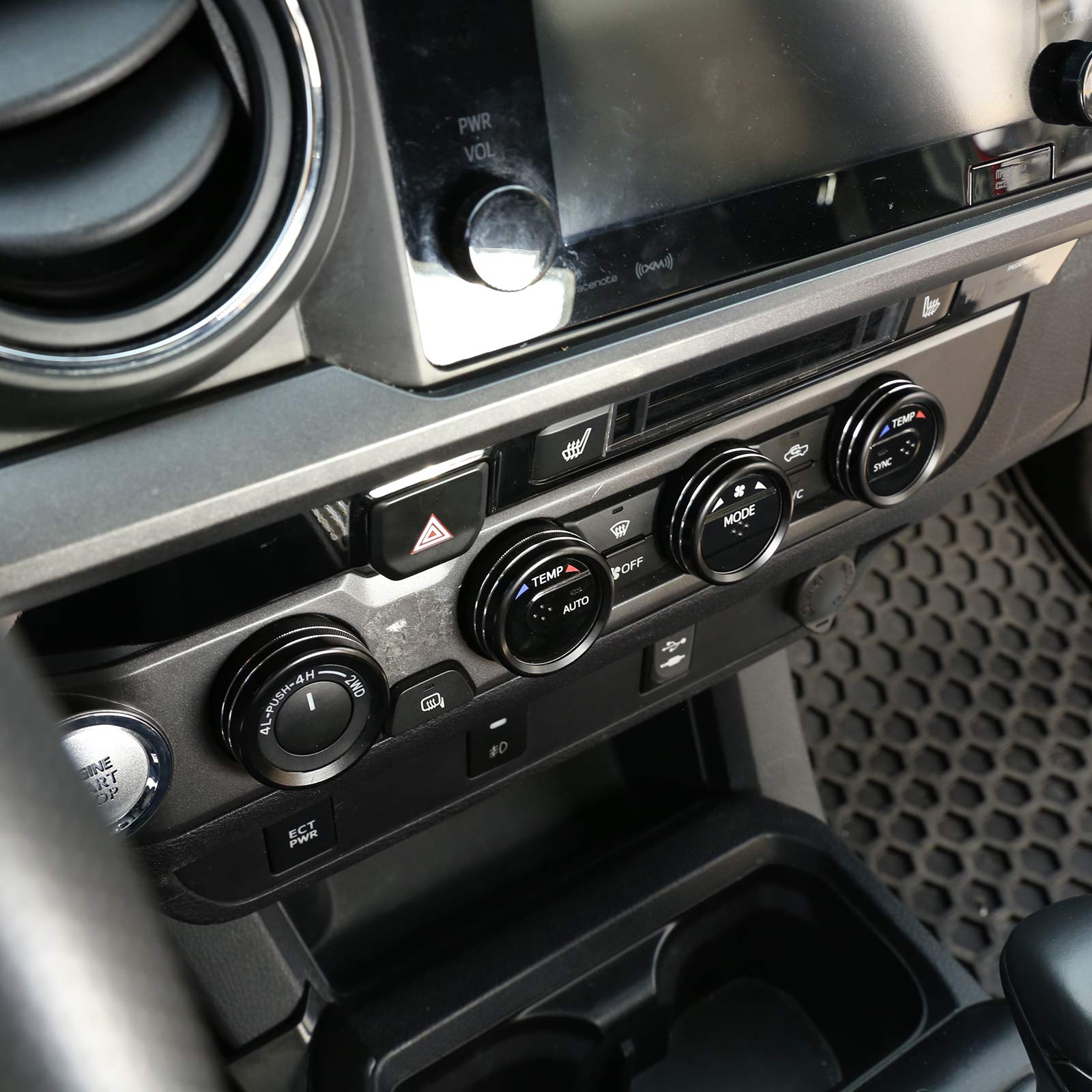 2016-2020 Toyota Tacoma AC Control Knob - Durable Aluminum Alloy Replacement Switch Button for Interior Climate Control System (Black) | Perfect for DIY Car Repair & Interior Upgrades