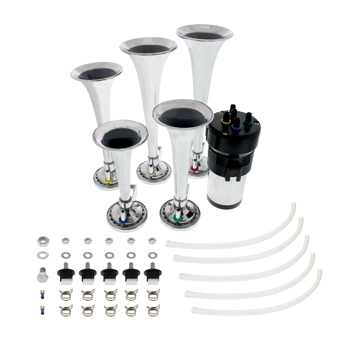 United Pacific High Power Dixie Air Horn - Loud 150dB Train Horn for Trucks, Cars & Boats - Perfect for Emergency Alerts & Sporting Events