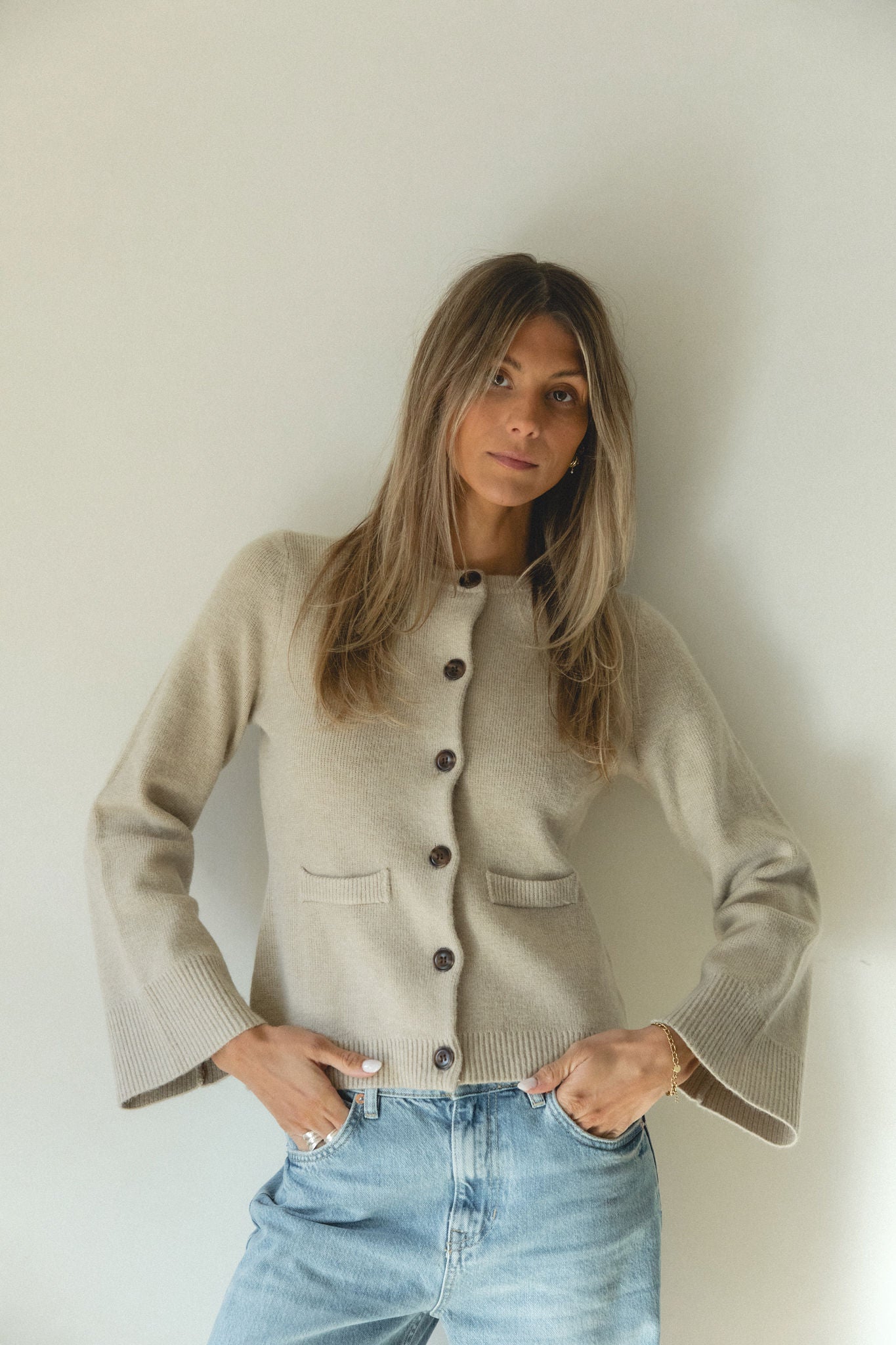 Brooklyn Button Cardigan for Women - Soft & Stylish Knit Sweater | Perfect for Fall & Winter Layering, Office Wear & Casual Outfits